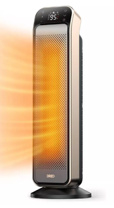 lot 78 image: DREO 1500W Solaris Max 25 Ceramic Space Heater Oscillating Fast Heat and Ultra-Quiet ECO Mode, Fan Mode, 5 Comfort Settings (Used, Missing Remote)