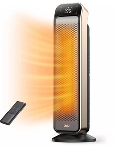 lot 79 image: DREO 1500W Solaris Max 25 Ceramic Space Heater Oscillating Fast Heat and Ultra-Quiet ECO Mode, Fan Mode, 5 Comfort Settings