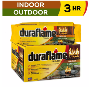 lot 197 image: Duraflame 6pk 4.5lbs IndoorOutdoor Firelogs