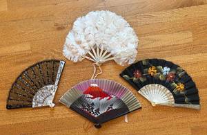 BR2 - Decorative Hand Held Folding Fans - Assorted Designs