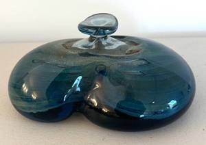 BR2 - Two Rivers Abstract Art Glass Vase