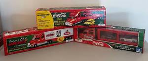 BR2 - Coca-Cola Collector Trucks - 2003 Off-Road Carrier, 2004 Mickey Tour Carrier and 2005 Corvette Carrier