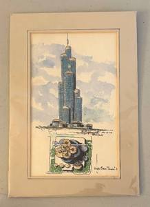 BR2 - High Tower Riser #4 Unframed Print by R. Rapson