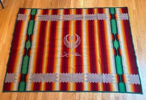 BR2 - Vintage Pendleton Cayuse Masonic Vintage Wool Blanket
