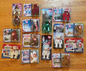 BR1 - TY Beanie Babies McDonalds Collector Bears - Britannia, Erin, Maple, Glory, Rex and More