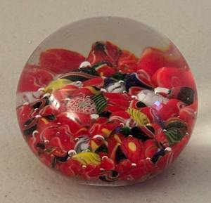 BR2 - Millefiori Glass Paperweight