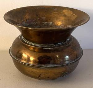 BR2 - Vintage Brass Spittoon