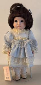 BR1 - Darling Doll by Kingstate The Dollcrafters  - Blue Lace Dress