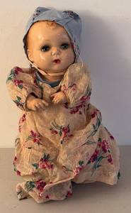 BR2 - Vintage Baby Doll with Floral Dress by Ideal