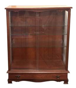 UL - Vintage Glass Front Display Cabinet