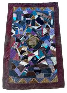 BR1 - Vintage Patchwork Crazy Quilt