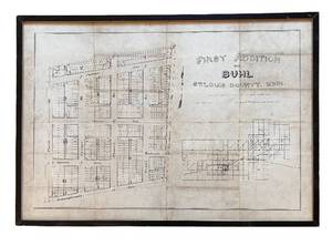 UL - Antique First Addition to Buhl Map