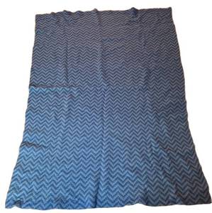 FB - Vintage Blue Chevron Blanket