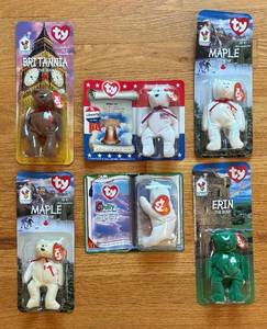 FB - TY Beanie Babies - Britannia, Maple, Erin, Liberty, Maple Bears and More