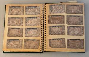 UL - Vintage Railroad Ticket Album - The Pullman Company, Historic Rail Tickets Collection and More