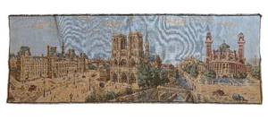 BR1 - Tapestry - Vintage Cityscape Wall Hanging