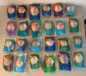 FB - Ty Beanie Babies - McDonalds Licensed Assorted Toy Animals Collection