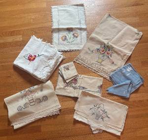 FB - Vintage Needlepoint Linens