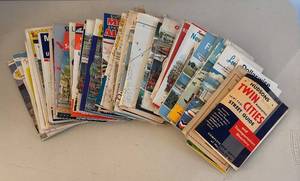 UL - Vintage Travel Maps Collection - Assorted US State & City Maps
