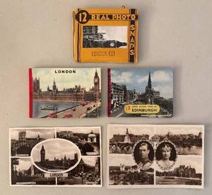UL - London & Edinburgh Vintage Postcards
