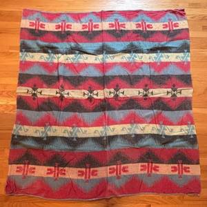 UL - Vintage Aztec Pattern Blanket - Multicolor Geometric Throw