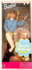 uL - Barbie Horse Riding Doll - Fully Poseable Body with Horse