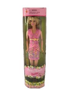 uL - Barbie Pretty Flowers Doll - Mattel 1999 Fashion Avenue Collection Original Box