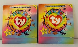 uL - Ty Beanie Babies Official Club Official Membership Kit - 2 Boxes (First Edition)