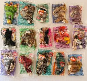 uL - McDonalds Happy Meal Toys - 16 Colorful Sealed Bags