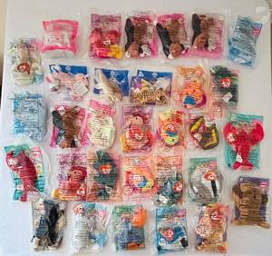 uL - Happy Meal Plush Toys - Assorted Mini Figures in Clear Bags