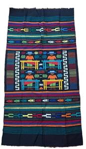 uL - Mexican Serape Throw - 64 x 34 in - Wall Hanging