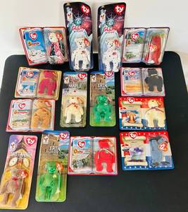 uL - TY Beanie Babies McDonalds Collection - Glory, Maple, Erin, Britannia, Rex & Osito