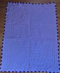 uL - Purple Quilt 41 x 45 Inches - Quilted ThrowBed Cover