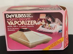 uL - DeVilbiss Warm Steam Vaporizer Model 1600 - 2 14 Gallon Capacity