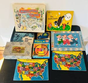 uL - Jigsaw Puzzles - Vintage Lot