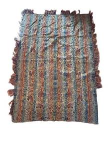 UL- Vintage Italian Silk Tapestry Paulo Sossini Fringe Edge