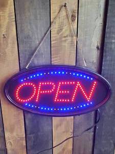 lot 11 image: Working OPEN lighted sign