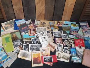 lot 85 image: Large Lot of vintage photos, flyers and much much mores