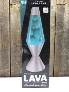 lot 58 image: LAVA 16.3 Sea Foam Novelty Table Lamp