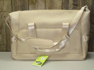 lot 93 image: Faux Neoprene Weekender Bag - All In Motion Tan