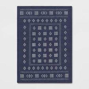 lot 26 image: 5x7 Vintage Kids Rug Navy - Pillowfort