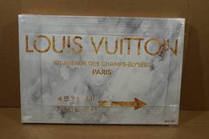 lot 32 image: Wrapped Canvas Wall Art Louis Vuitton - 16 x 24