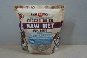 lot 201 image: Boss Dog Raw Diet Dog Treats - Fish Recipe