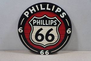 lot 216 image: Vintage Style Metal Sign - Phillips
