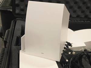 lot 386 image: Lot of (4) Charli Multi-Device Charging Stations (white) with Pelican Storm Case iM2720 Padded Carry Case