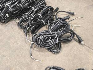 lot 402 image: Lot of (6) Hardwire Power Cords
