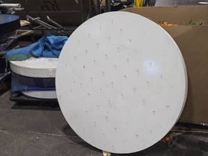 lot 486 image: Lot of (2) 4 Chandelier with Small Hooks to Hang Dcor (white painted)