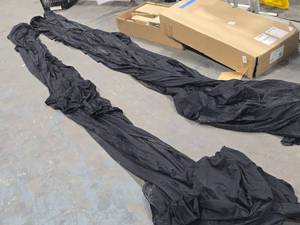 lot 503 image: Lot of (2) Cloth Truss Covers 66 x 44 (black)