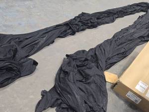 lot 504 image: Lot of (3) Cloth Truss Covers 21 x 44 (black)