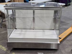 lot 415 image: Lighted Acrylic Display Case 49 x 22 x 38